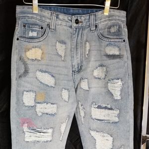 ENDLESS Graffiti jeans, size small, new and in bag.
